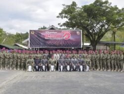 HUT Ke-79 Korps Marinir, Danlantamal X Jayapura hadiri di Yonmarhanlan X Jayapura