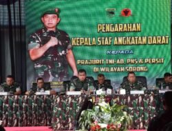 Kepala Staf Angkatan Darat Berikan Pengarahan Kepada Prajurit, PNS, dan Persit di Korem 181/PVT