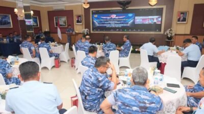Aslog Kaskoopsudnas Pimpin Rapat Evalproja Bidang Logistik TA 2024