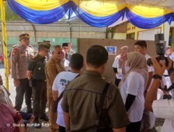 Dandim 0105/Abar Hadiri Simulasi Pemungutan Dan Penghitungan Suara Pilkada Serentak Yang Digelar Oleh KIP Aceh Barat