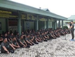 Dandim 1002/HST Berikan Jam Komandan, Anggota Diajak Menjaga Semangat Positif