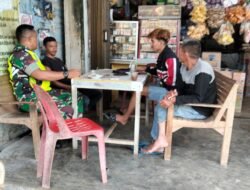 Babinsa Koramil 01/Sungaimas Laksanakan Komsos Bersama Warga Binaan