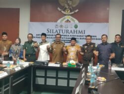 Dandim 0105/Abar Bersama Unsur Forkopimda Jalin Silaturahmi Dengan 2 Kandidat Paslon Bupati Dan Wakil Bupati Aceh Barat Pada Pilkada 2024