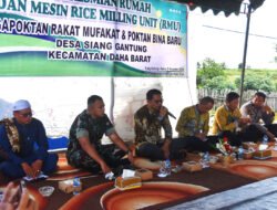 Rumah Rice Milling Unit Resmikan Oleh Pj. Bupati Yang Didampingi Dandim HSS