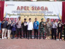 Dandim 1001/HSU-Blg Diwakili Pasiops Hadir Dalam Apel Siaga Pengawasan Pilkada 2024