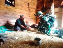 Anjangsana Satgas Yonif 614/Raja Pandhita, Dengarkan Aspirasi Warga