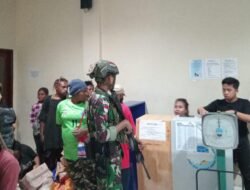 Pos Kopasgat Yahukimo Melaksanakan Check Random untuk Sterilkan Bandara Jelang Pemilu