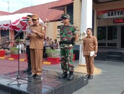 Dandim 0105/Abar Hadiri Apel Kesiapan Pasukan Dan Pergesaran Petugas PAM TPS Pilkada Serentak 2024