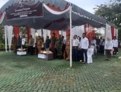 Pasilog Mewakili Dandim 1010/Tapin Hadir Dalam Acara Pelepasan Pendistribusian Logistik Pilkada