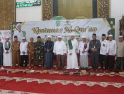 Perwira Penghubung 1001/HSU-Blg Hadiri Acara Balangan Bermunajat Khataman