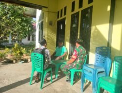 Via Sambang Dialogis Merupakan Wadah Elisitasi Babinsa Koramil 04/Meureubo Gali Informasi Guna Cipta Kondisi Pesta Demokrasi