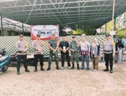 Hari Pencoblosan Dandim, Kapolres dan Kajari HST Pantau TPS