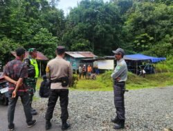 Kodim 1010/Tapin Bersinergi Dengan Menerjunkan Babinsa dalam Pengamanan Proses Pemungutan Suara di TPS