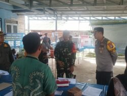 Pemantauan Forkopimda Barito Kuala ke Sejumlah TPS