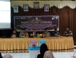 Sidang Pleno Terbuka Perhitungan Suara Pilkada 2024 Tingkat PPK, Dapat Pengawalan Ketat Kodim HSS