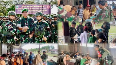 Danrem 182/JO Apresiasi Satgas Yonif 642/Kps Dukung Program Presiden Prabowo Berikan Makanan Bergizi di Papua