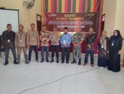 Danramil – Danposramil Jajaran Kodim 0105/Abar Hadiri Rapat Pleno Terbuka Rekapitulasi Hasil Perhitungan Perolehan Suara Pilkada 2024 Tingkat Kecamatan