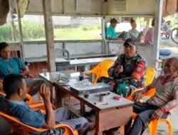 Pasca Pilkada, Babinsa Krueng Sabee Menghimbau Warga Binaan Untuk Selalu Menjaga Keharmonisan Bertetangga