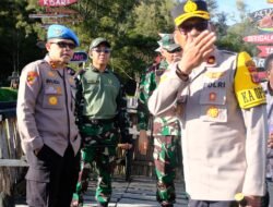 Pos Tiom Satgas Yonif 614/Raja Pandhita Dikunjungi Pj. Bupati Lany Jaya dan Polda Papua