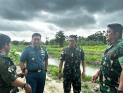 DANDIM 1707/MERAUKE TINJAU LAHAN SAWAH 600 HA DI KAMPUNG URUMB
