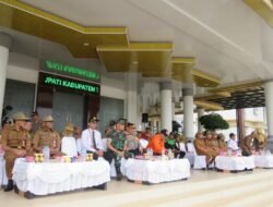 Dandim Tapin Hadiri Apel Siaga Antisipasi dan Kesiapsiagaan Menghadapi Bencana Alam