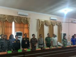 Dandim 0909/Kutai Timur Hadiri Pembukaan Rapat Pleno Rekapitulasi Penghitungan Suara Pilkada Kabupaten Kutai Timur