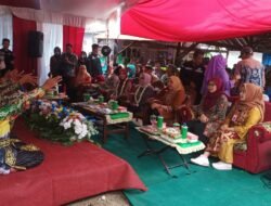 Kasdim 1005/Barito Kuala Dampingi Pj. Bupati Batola Sambut Kunker Menteri PPPA di Desa Pulau Sewangi