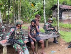 Satgas Yonif 614/Raja Pandhita Lakukan Anjangsana