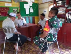 Melalui Metode Komsos, Babinsa Monitoring Dengan Cepat Perkembangan Situasi Desa Binaan