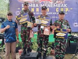 HUT Ke-63 Korem 101/Antasari, Kodim 1001/HSU-BLG Raih Juara II Menembak