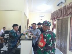 Kolaborasi Antara Kodim 1001/HSU-BLG Dan Dukcapil Menyelengarakan Progam Pembuatan Akta Lahir