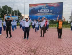 Dandim 0909/Kutai Timur Hadiri Peringatan Hari Armada Republik Indonesia Ke-79