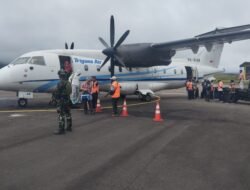 Satgas Kopasgat Kendalikan Situasi Keamanan Bandara Oksibil secara Ketat
