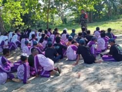 Program Babinsa Masuk Sekolah Upaya Cegah Bullying Kalangan Pelajar, Babinsa Sambangi Sekolah