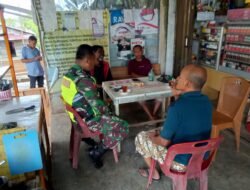 Babinsa Koramil 01/Sungaimas Laksanakan Komsos Bersama Warga Binaan