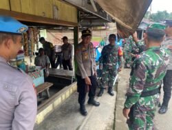 TNI-Polri Di Hulu Sungai Utara Menggelar Patroli Gabungan Pasca Pilkada
