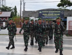 Kodim Barito Kuala Ziarah Rombongan Dalam Memperingati Hari Juang TNI AD