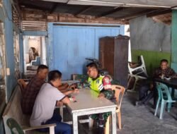 Babinsa Koramil 08 Arongan Lambalek Himbau Masyarakat Jauhi Narkoba dan Judi Online