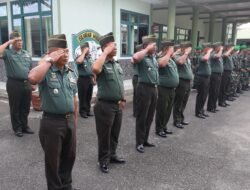 Pimpin Upacara Bendera 17 – an, Dandim 0105/Abar Bacakan Amanat Pangdam IM