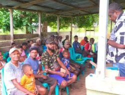 Babinsa Koramil Okaba Hadiri Sosialisasi Ketahanan Pangan Dari Dinas Tanaman Pangan Kab. Merauke