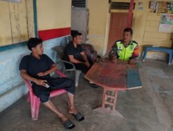 Jaga silaturahmi Babinsa Koramil 01/Sungaimas Laksanakan Komsos Bersama Warga Binaan