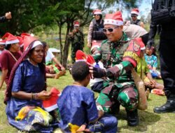 Satria Tangguh Bijaksana: TNI Berkontribusi untuk Kesejahteraan Masyarakat Papua Pada Perayaan Natal 2024