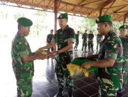 Dandim 0114/Aceh Jaya Pimpin Upacara Koprapot Pindah Satuan