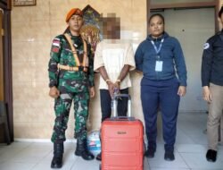 Satgas Kopasgat Tindak Tegas Temuan Narkotika Jenis Ganja Kering Tujuan Sorong di Bandara Sentani Jayapura