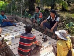 Babinsa Teunom Melaksanakan Anjangsana Jalin Komsos Dengan Warga Binaan