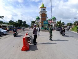 Babinsa Koramil 1010-03/Tapin Selatan Pantau Arus Balik Jamaah Haul Guru Sekumpul