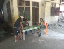 Babinsa Koramil 01/Sungaimas Laksanakan Komsos Bersama Warga Binaan