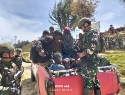 Satgas Yonif 614/RJP Lakukan Sweeping di Perbatasan RI-PNG