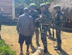Satgas Yonif 614/RJP Jalin Silaturahmi dengan Tokoh Agama Papua