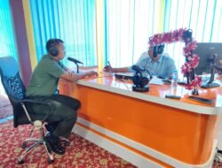 Bahas Peran TNI Mengawal Program Makanan Bergizi Di Wilayah, Dandim 1801/Manokwari Menjadi Narasumber Dialog Interaktif Di RRI